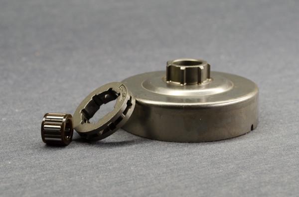 Корзина сцепления со звездочкой 3/8 и подшипником для бензопил MS 290/390 (1304)