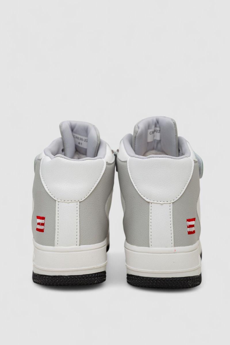 Кроссовки мужские зимние Stilli 248RCX630 р. 44 Бело-серый (115797_832121) - фото 4