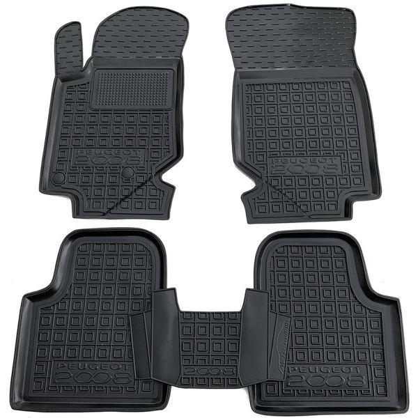 Килимки автомобільні для Peugeot P 2008 2020 2008 поліуретанові 5 шт.