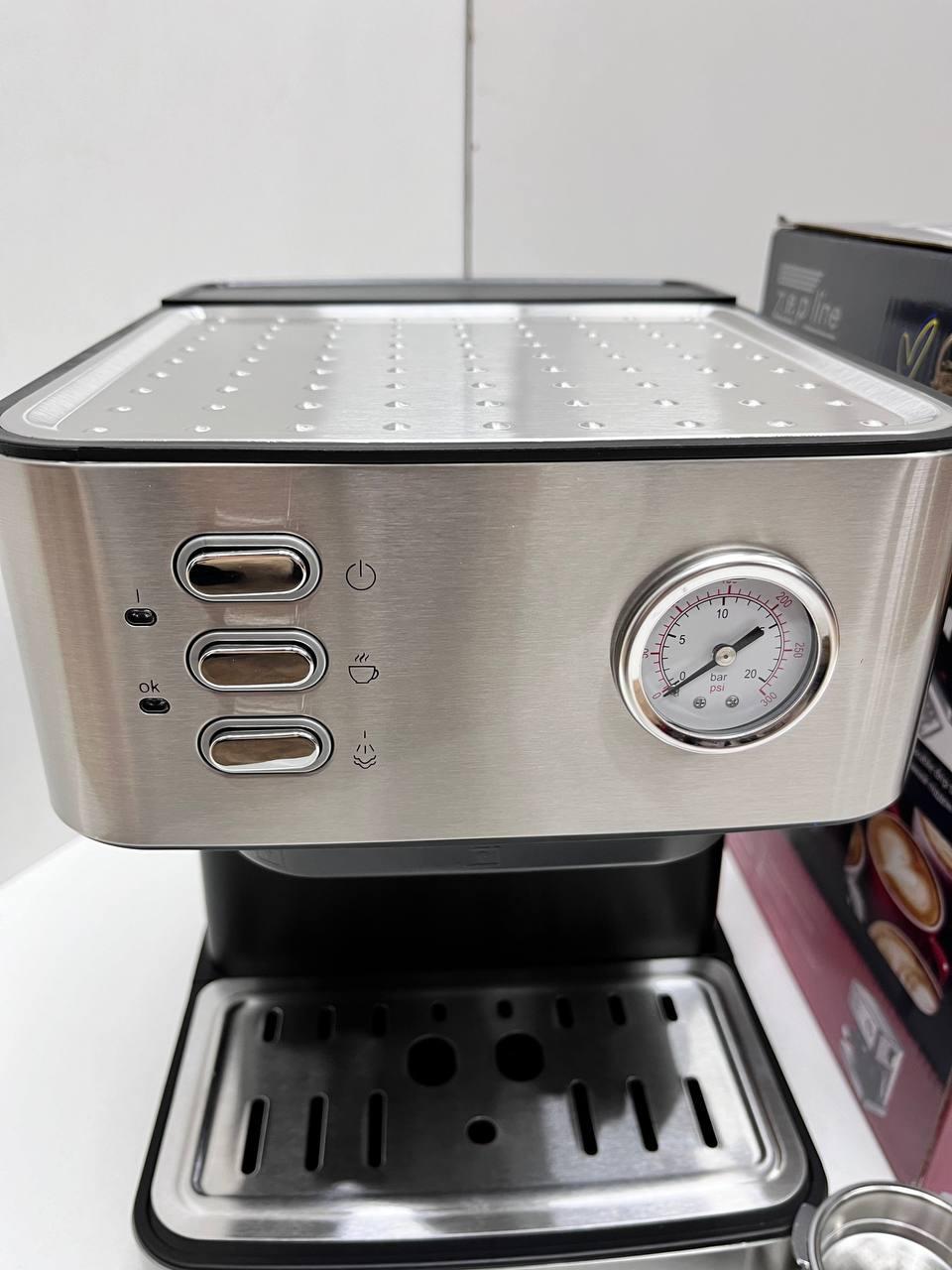 Кавоварка еспресо Zepline ZP-6861 2500 Вт з функцією спінювання молока - фото 5 Кавоварка еспресо Zepline ZP-6861 2500 Вт з функцією спінювання молока - фото 5