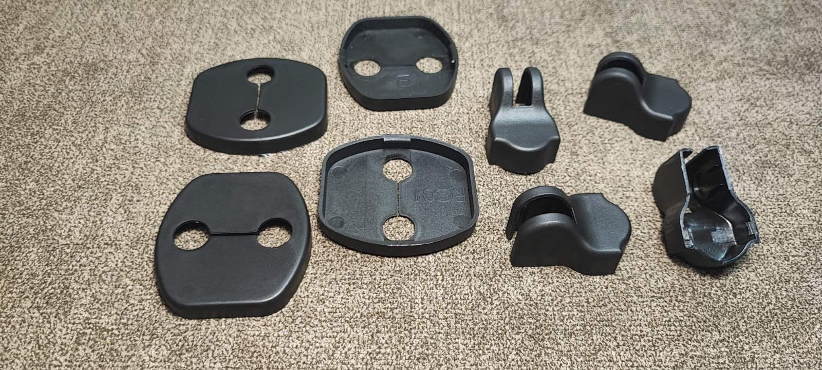 Накладки на петли и предохранители дверей Nissan X-trail T32 Rogue 8 шт. (28005580) - фото 4