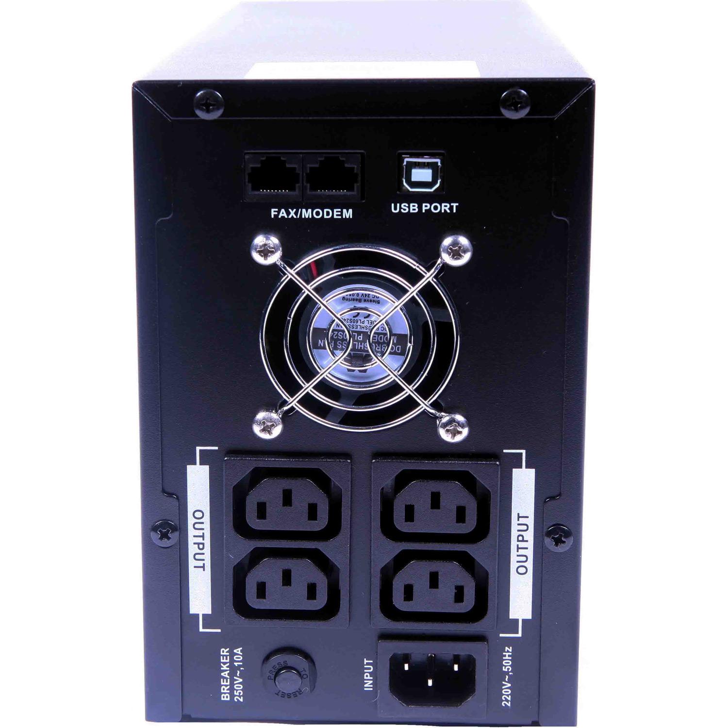 Источник бесперебойного питания SVC VP-2000-LCD (108218) - фото 3 Источник бесперебойного питания SVC VP-2000-LCD (108218) - фото 3