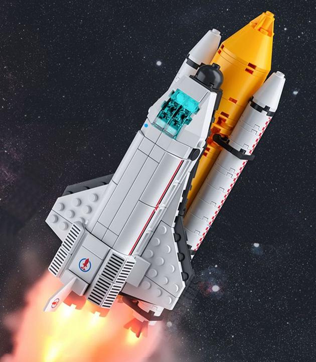 Конструктор Space Shuttle в пакеті на 521 деталь Космос Космічна станція (30268749) - фото 9 Конструктор Space Shuttle в пакеті на 521 деталь Космос Космічна станція (30268749) - фото 9