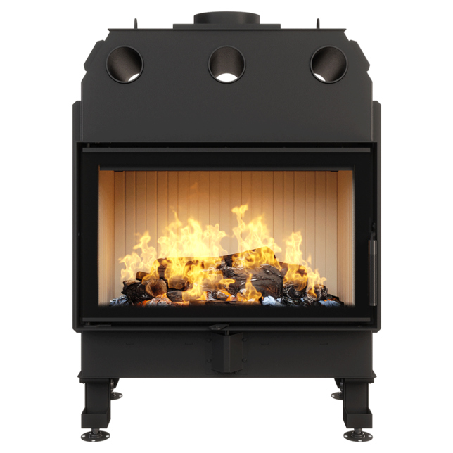 Топка-каминная чугунная Saven Slim 12,0 kW ECO 80х50 см (SE/80/50/Slim)