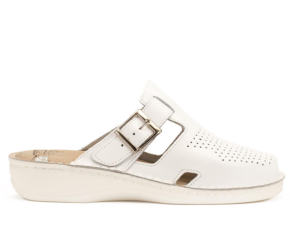 Мужские сабо кожаные Leon V270M р. 41 Белый