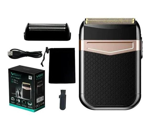 Електробритва акумуляторна VGR V-331 Чорний (GR-05470)