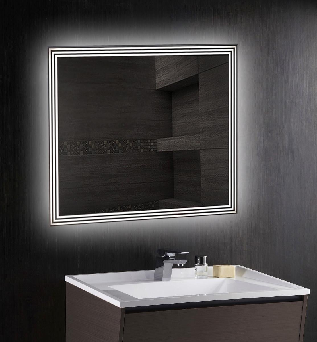 Зеркало Dim Dzerkal TIRINO с LED-подсветкой 50х70 см (1478)