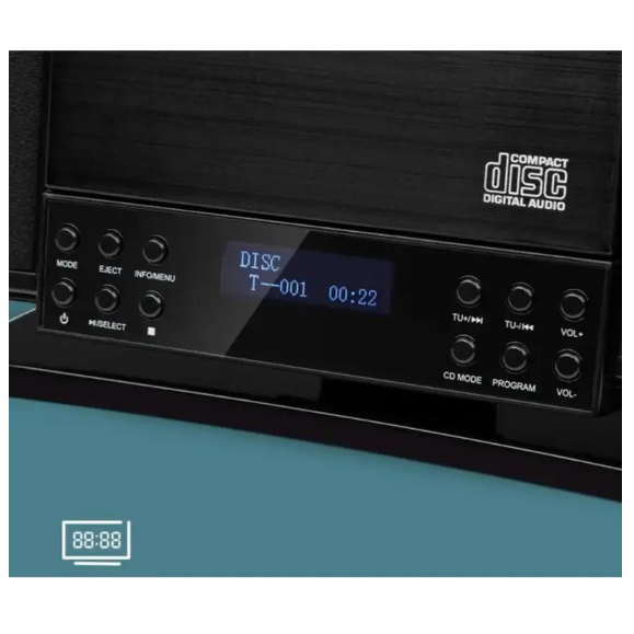 Стереосистема/музыкальный центр Auna V14 DAB+/FM радио CD/MP3-CD/CD-R/CD-RW радиоприемник (10035291) - фото 7 Стереосистема/музыкальный центр Auna V14 DAB+/FM радио CD/MP3-CD/CD-R/CD-RW радиоприемник (10035291) - фото 7