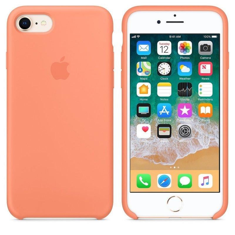 Чехол-накладка Apple Silicone Case for iPhone 7/8/SE2, Peach (HC) (A)