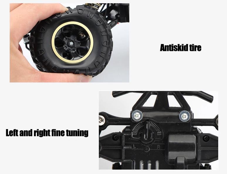 Радиоуправляемая машинка с полным приводом и Led фарами 35 см (VA-1430293463) - фото 4 Радиоуправляемая машинка с полным приводом и Led фарами 35 см (VA-1430293463) - фото 4