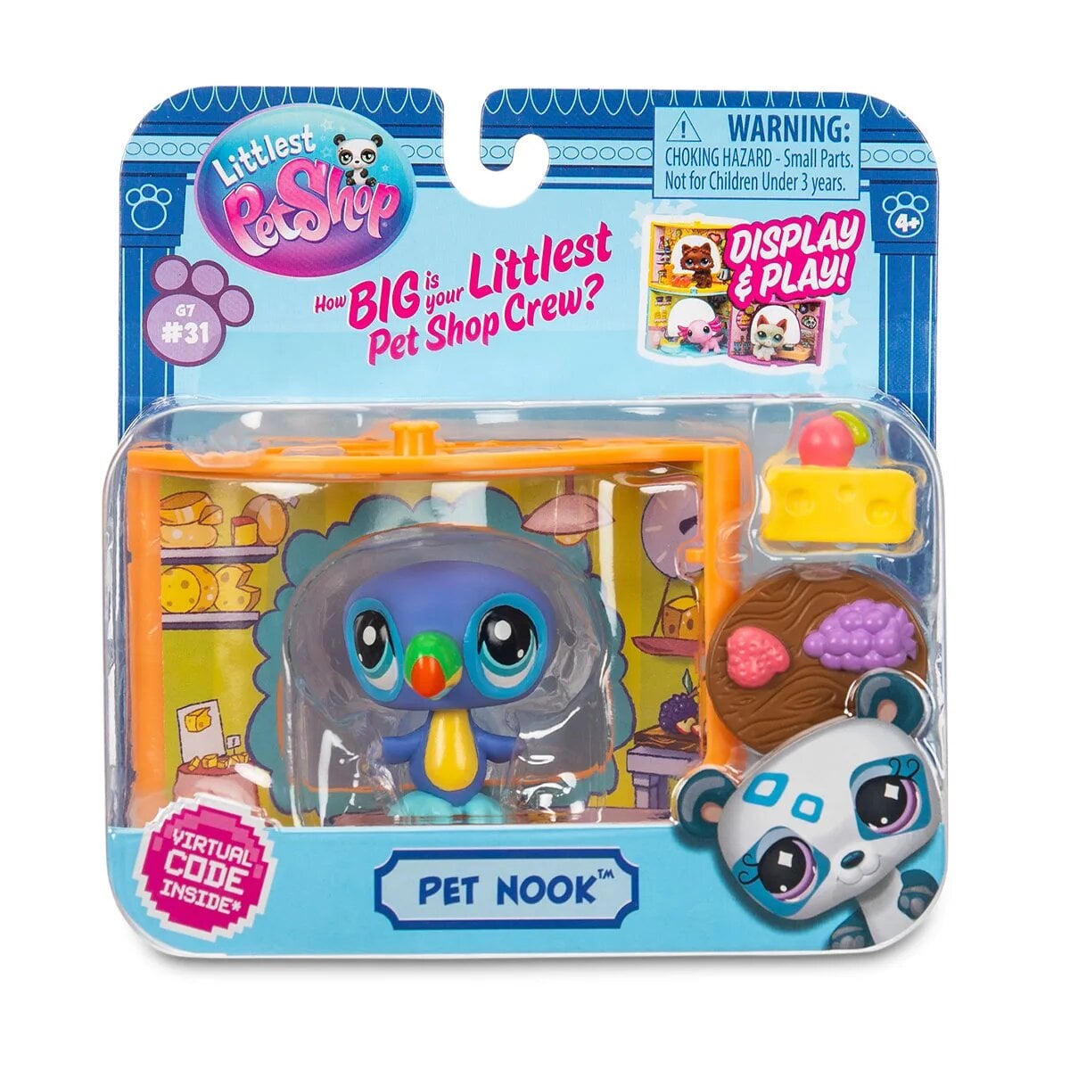 Игровой набор Littlest Pet Shop комбинированные материалы 4,7х10,9х8,5 см (00592)
