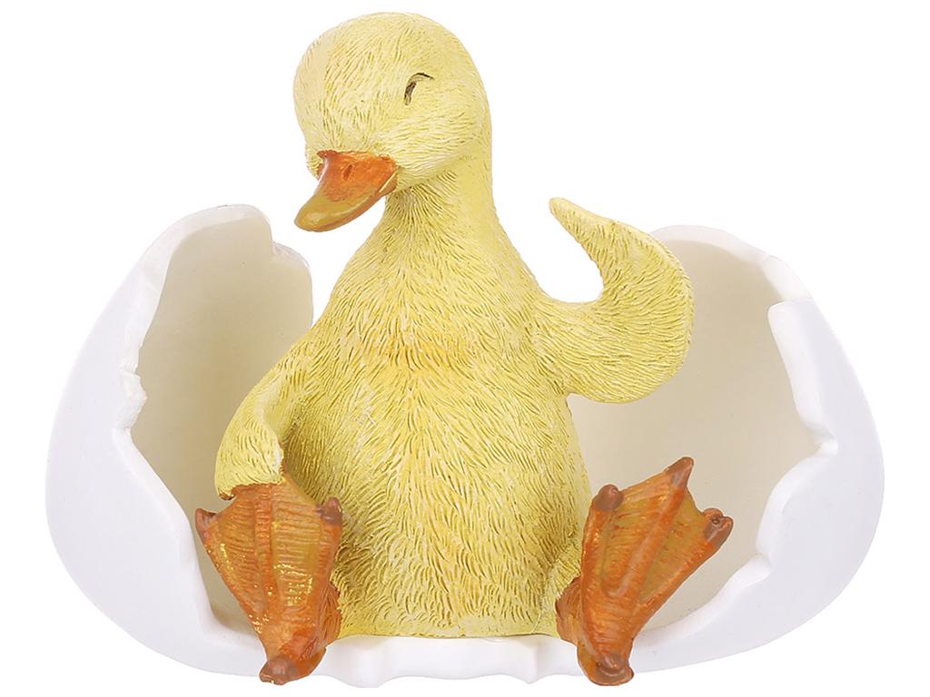 Декоративная фигура Утенок в яйце 13,8х8х9,2 см (BDI-838-539)