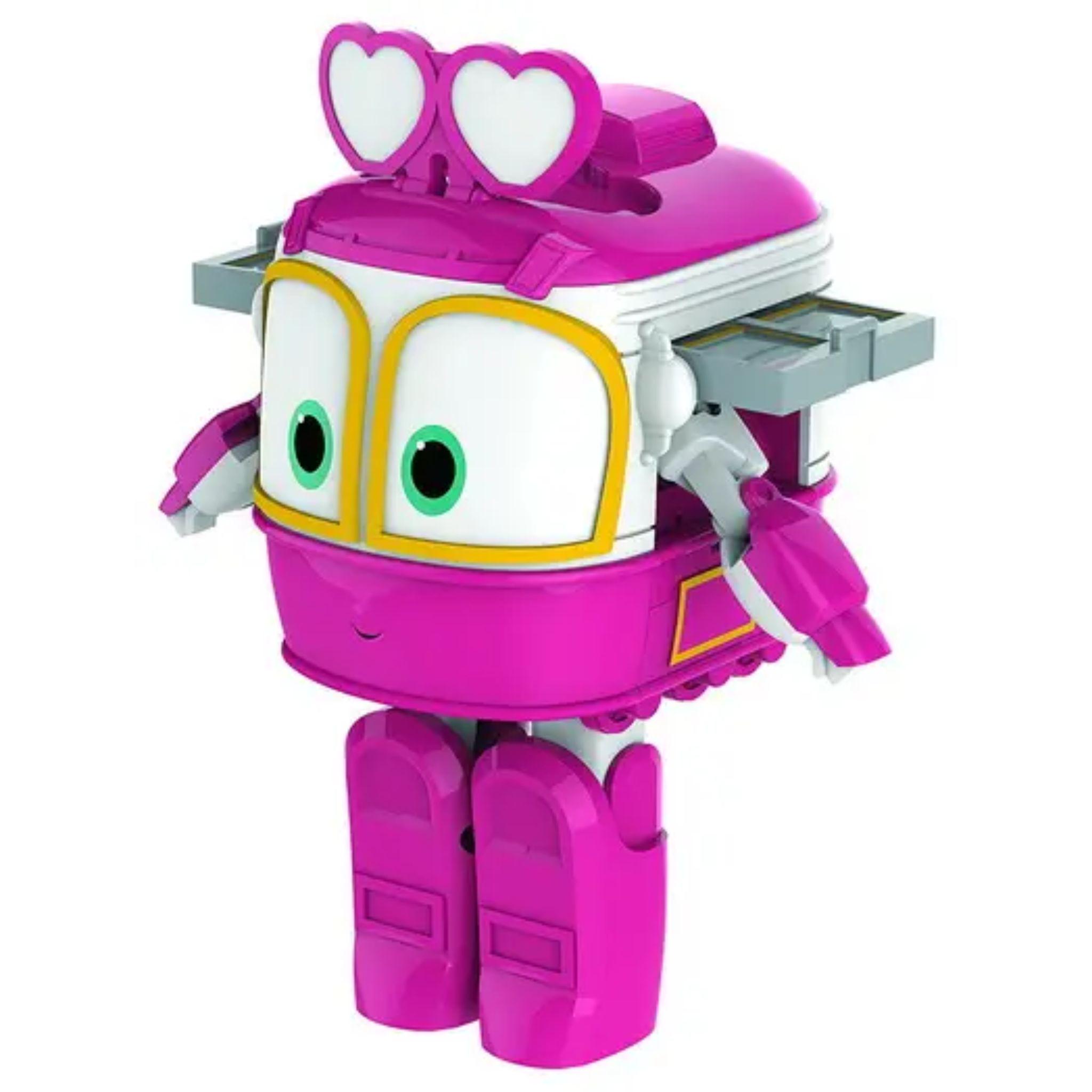 Трансформер DT Toys 2в1 Робот-поезд Сэлли Розовый (DT-005)