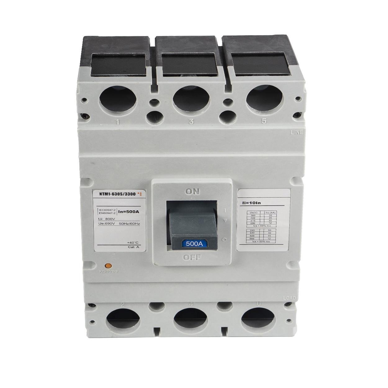 Шкафовый силовой автоматический выключатель TESLA NTM1-630S 3300-500A (22) - фото 2 Шкафовый силовой автоматический выключатель TESLA NTM1-630S 3300-500A (22) - фото 2