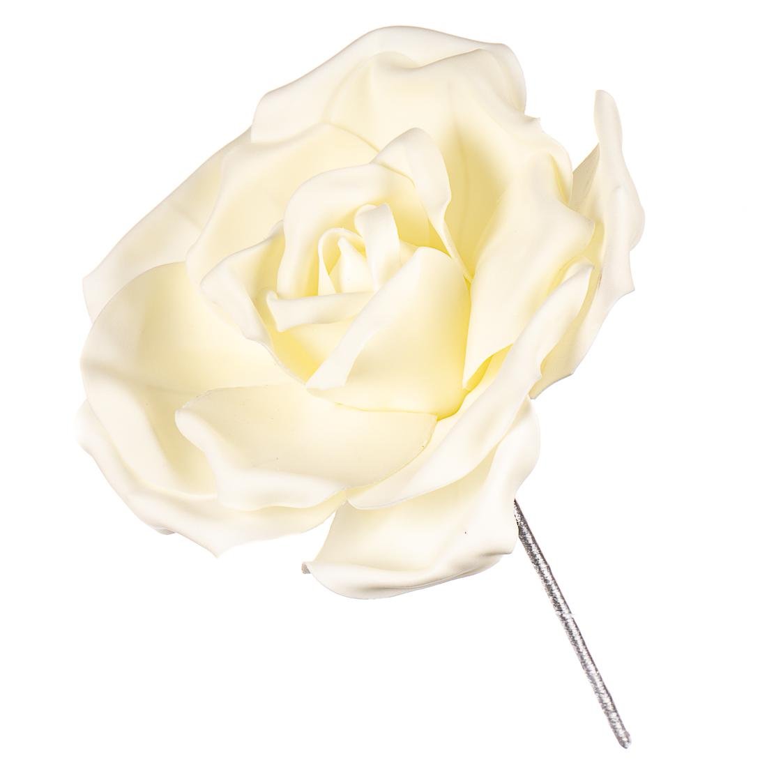 Цветок для фотозоны маленький 22 см Белый (0383JA-А)