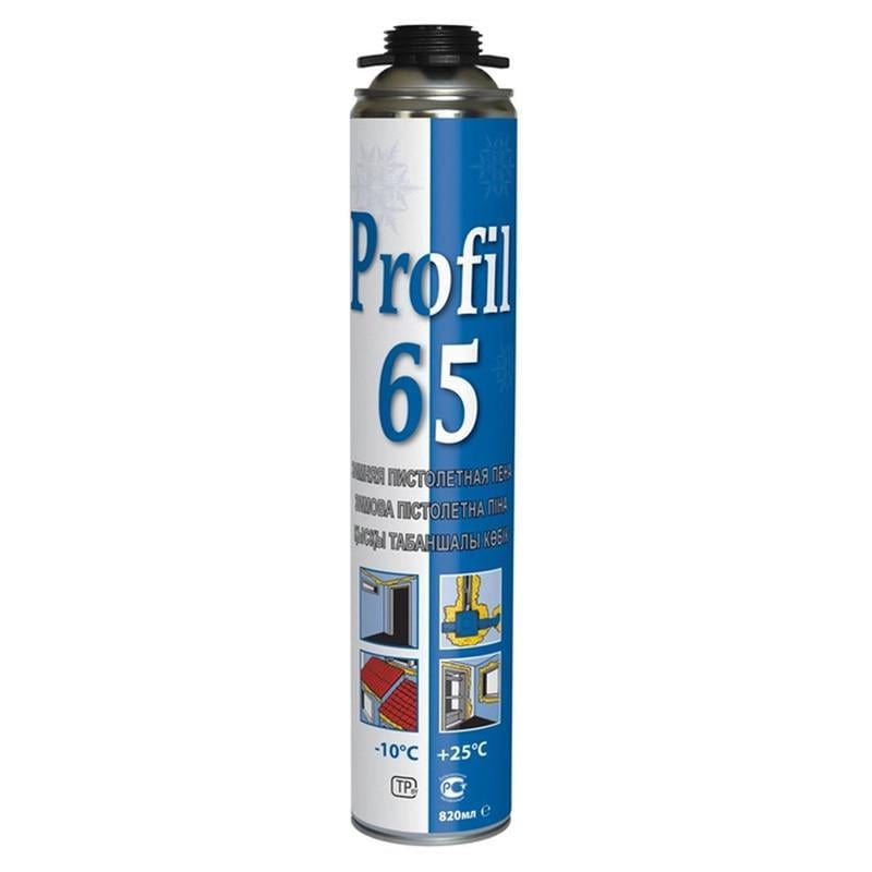 Пена зимняя монтажная SOUDAL Profil Gun пистолетная 820 мл 3 шт. Светло-желтый (000010000000750GG2)