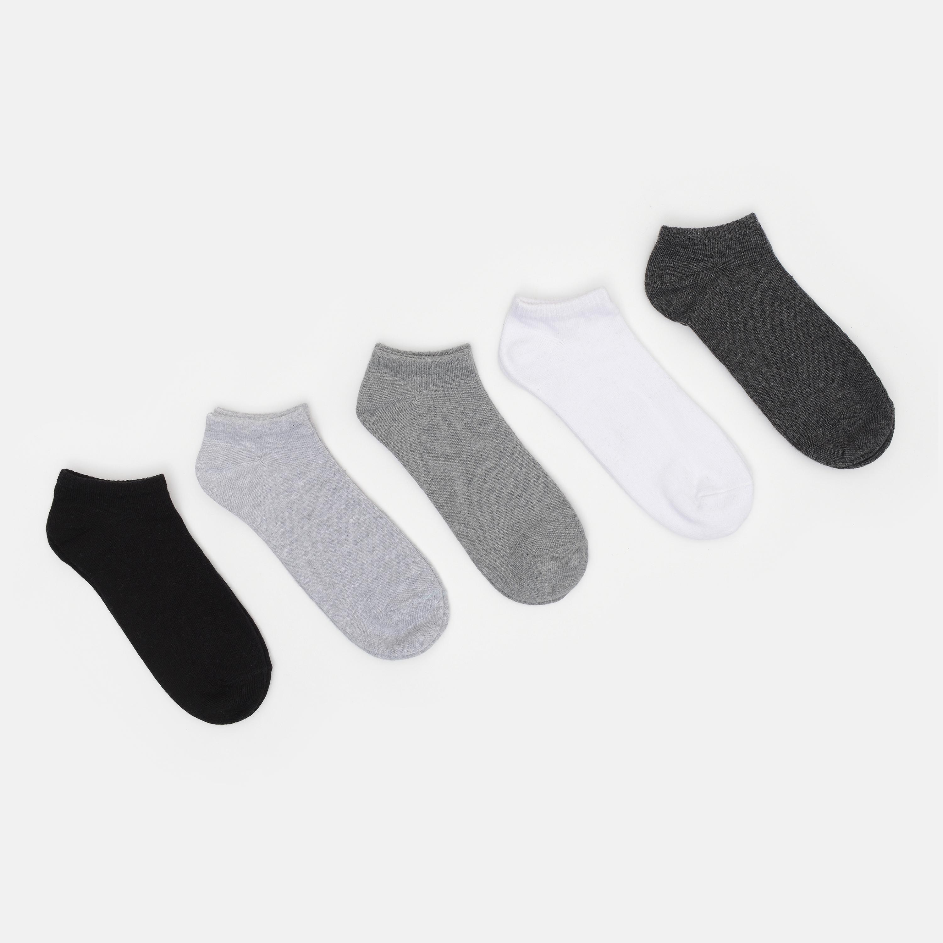 Шкарпетки C&A р. 34-36 5 пар Сірий/Білий (160955471)