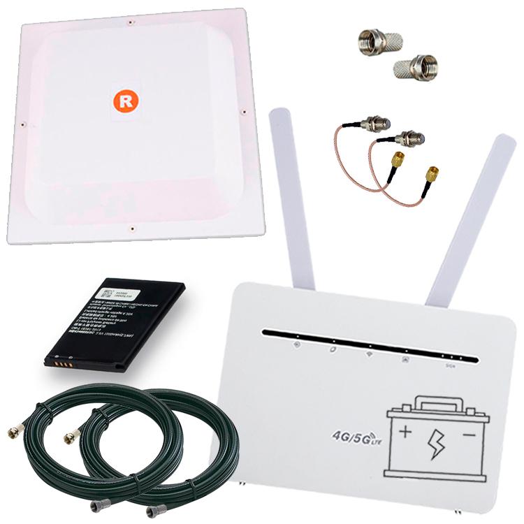 Комплект для интернета LTE 4G Wi-Fi Router B535 Pro с антенной МИМО 17 Дб