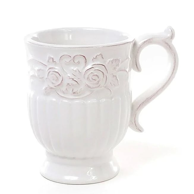 Чашка керамическая Flora Розы 0,35 л (32153)