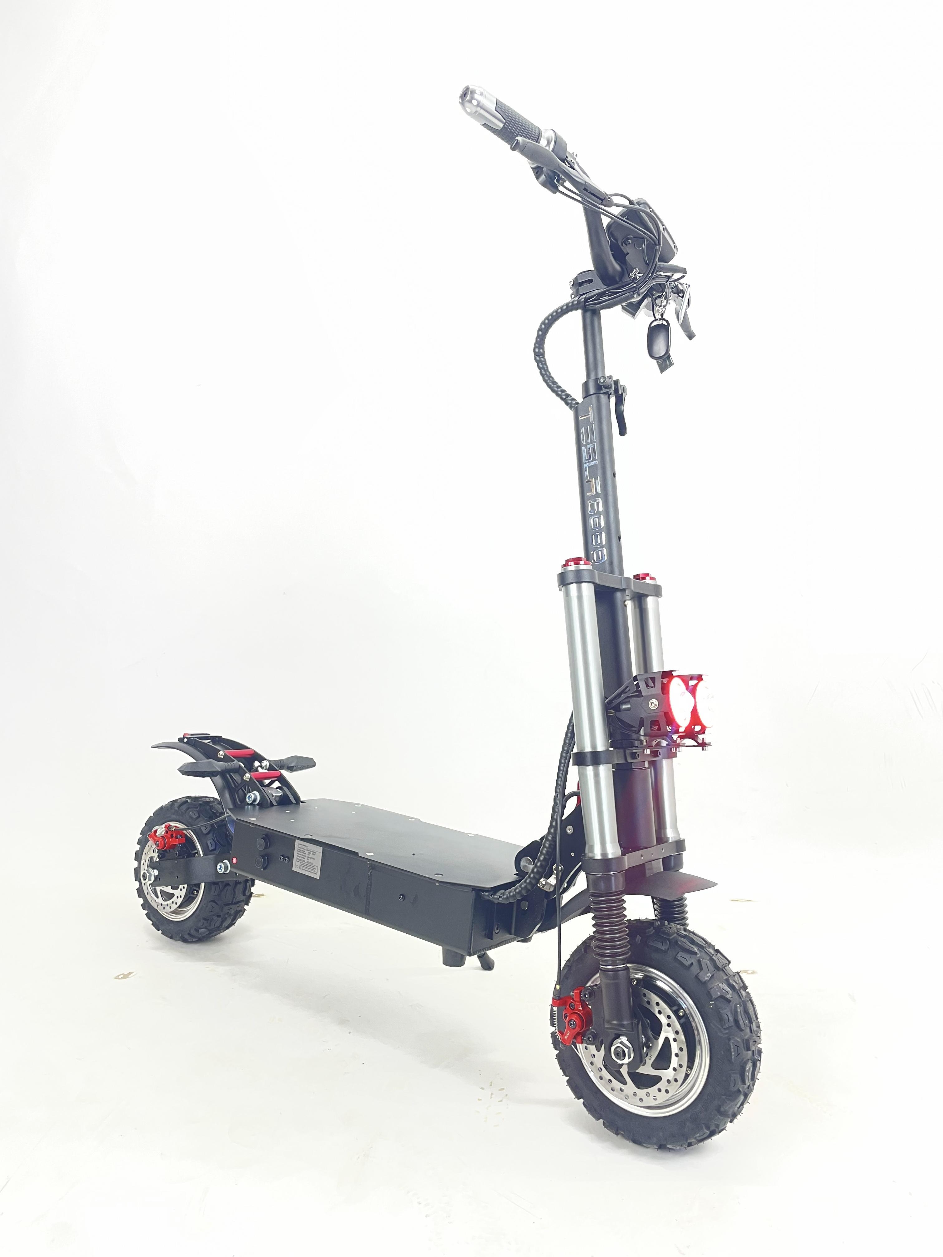 Електросамокат TESLA 6000 з NFC-ключем 3000W х2 60V 36Ah (СТ-6000) - фото 2 Електросамокат TESLA 6000 з NFC-ключем 3000W х2 60V 36Ah (СТ-6000) - фото 2