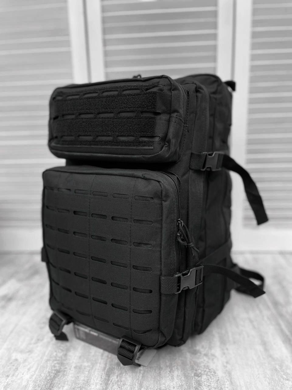 Рюкзак штурмовой Mission Pack Laser Cut 45 л Black (11405194)