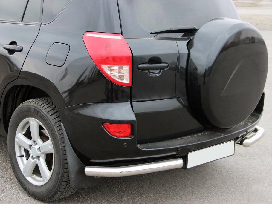 Задние уголки AK003 CAN для Toyota Rav 4 2006-2013 гг. нержавеющая сталь Хром