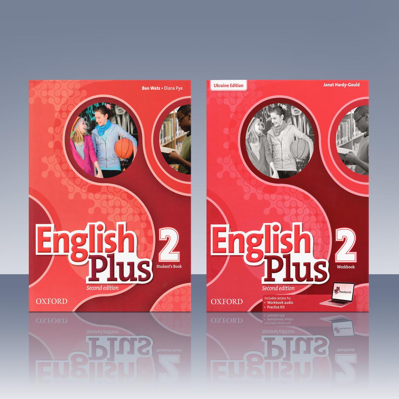 Учебник и рабочая тетрадь English Plus 2 Second Edition Student's Book/Workbook