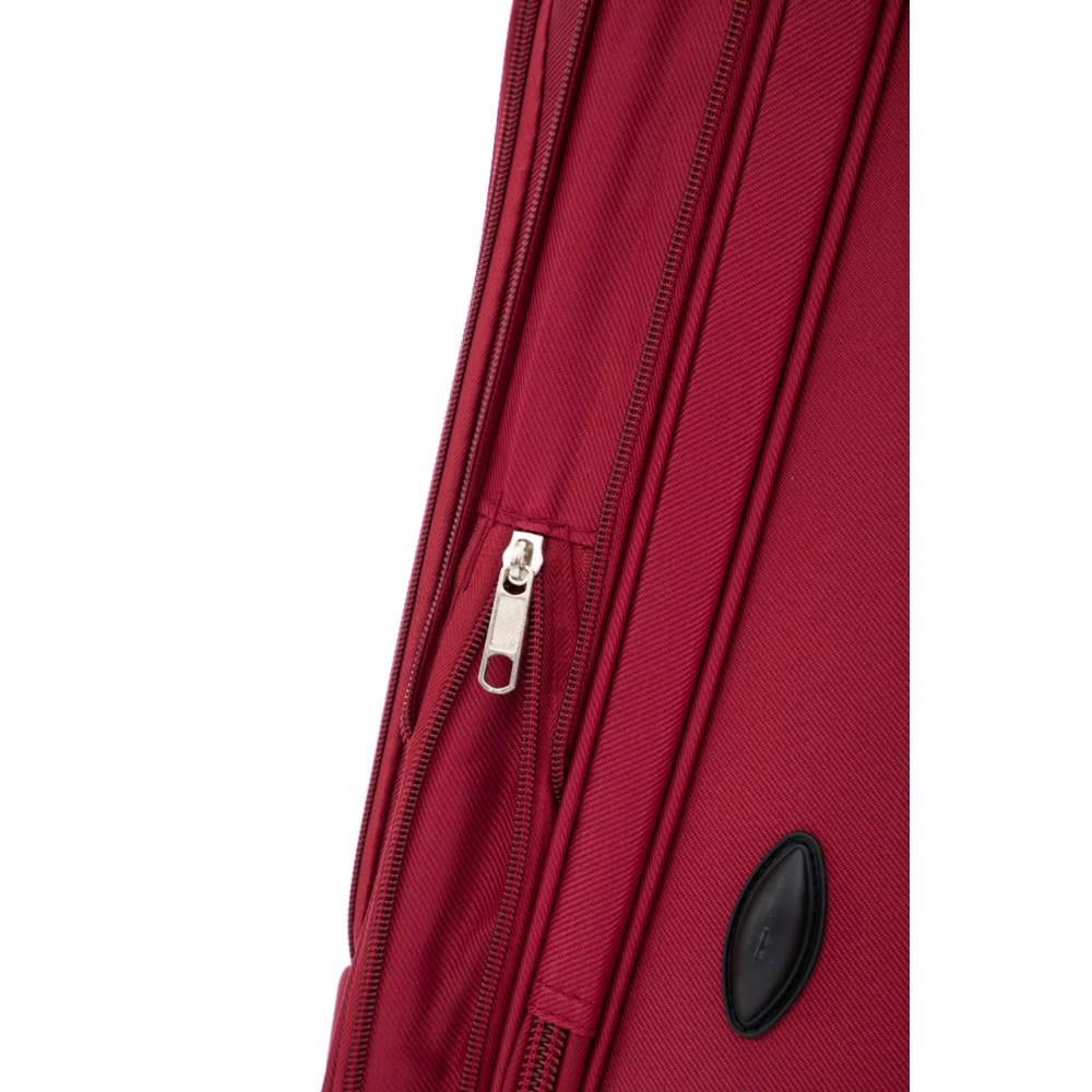 Валіза Bonro Tourist велика на 4 колесах Вишневий (10132802) - фото 12