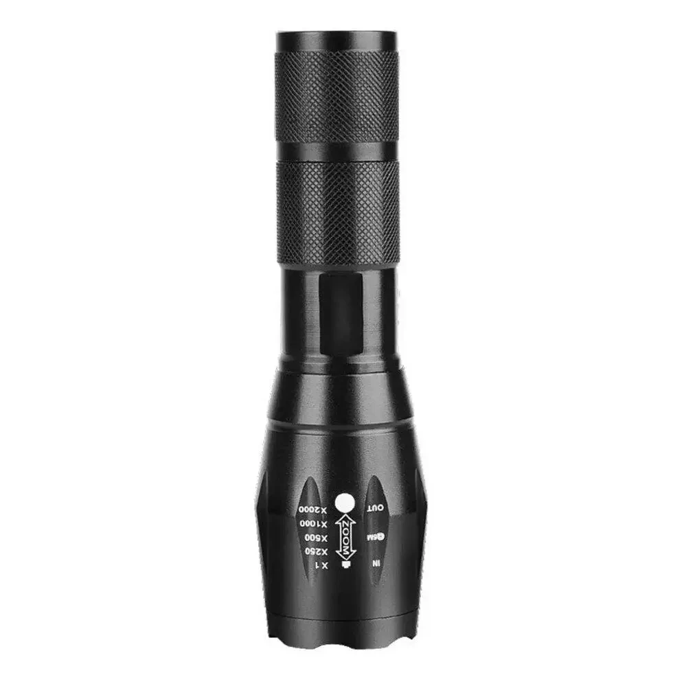 Фонарь ручной аккумуляторный X-Balog BL-1831-3 белый и красный свет (9557)