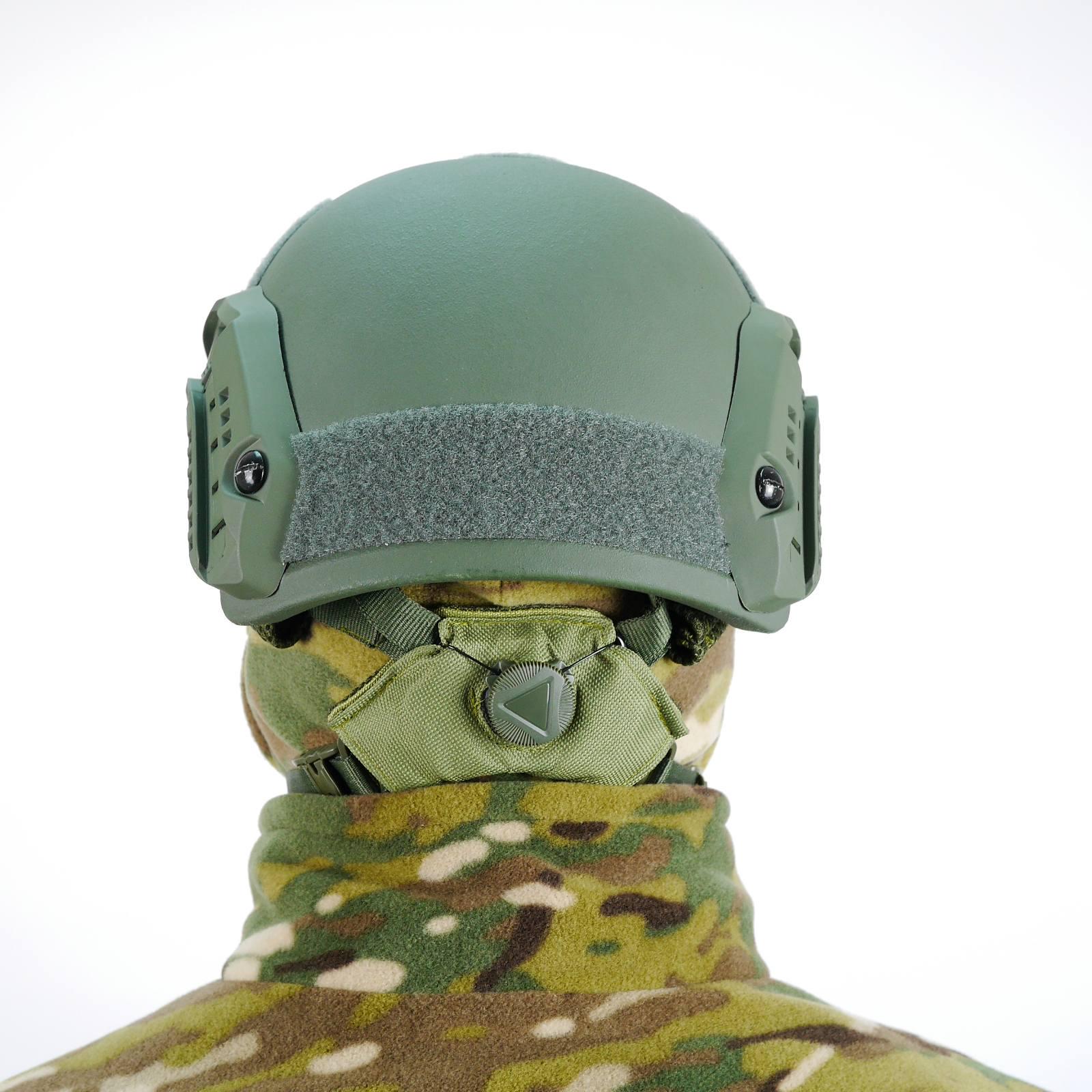 Шолом балістичний FAST Helmet 1 клас захисту ДСТУ рівня NIJ IIIA Olive - фото 11