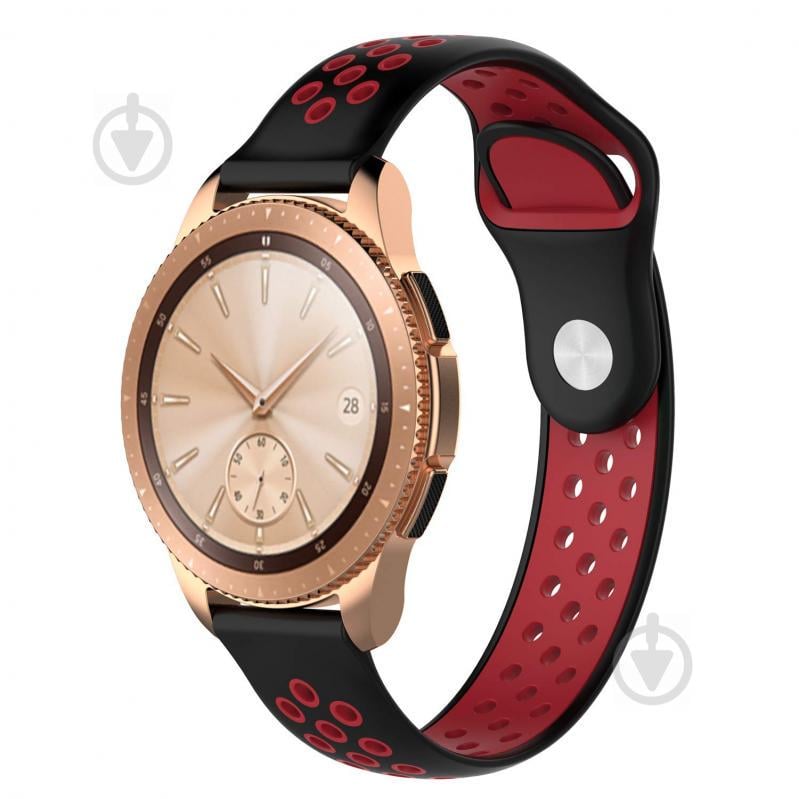 Ремешок 20мм BeWatch sport-style для Samsung Active| Active 2 | Galaxy watch 42mm Черно-Красный (1010113) Ремешок 20мм BeWatch sport-style для Samsung Active| Active 2 | Galaxy watch 42mm Черно-Красный (1010113)