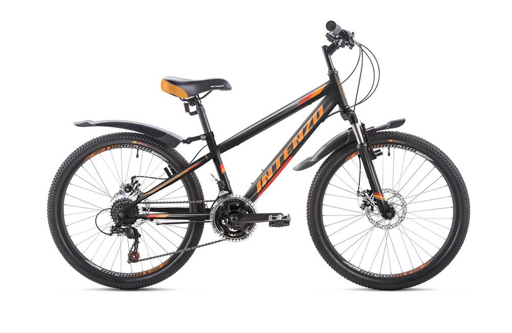 Велосипед подростковый Intenzo Dakar 11 MTB 24" Черный/Оранжевый (d8befb0b)