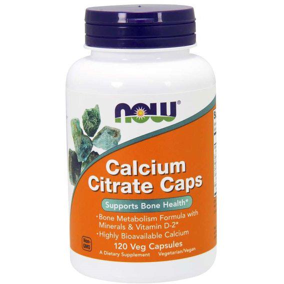 Мультимінеральний комплекс NOW Foods Calcium Citrate 120 Veg Caps