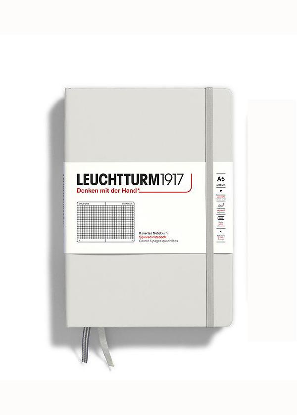 Блокнот Leuchtturm1917 средний клетка Light Grey (367249) Блокнот Leuchtturm1917 средний клетка Light Grey (367249)