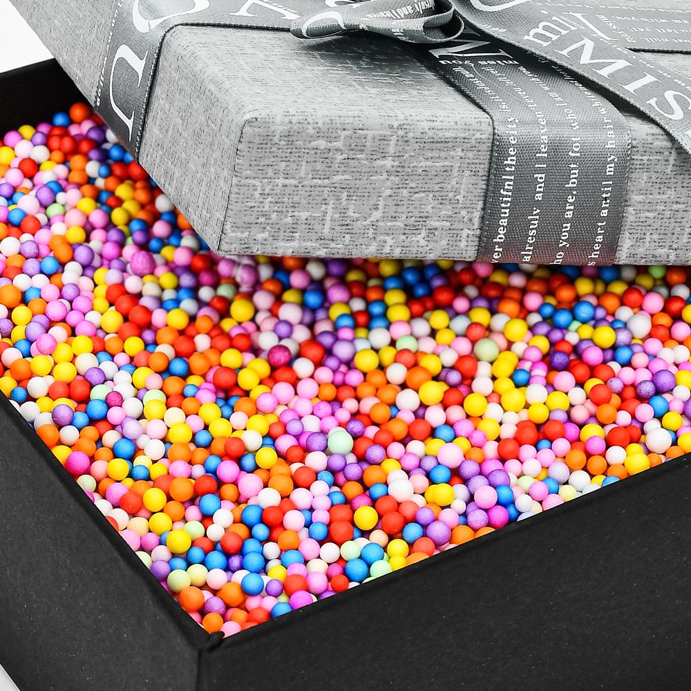 Декоративный пенопластовый наполнитель для подарочных коробок 20 г Разноцветный (22091871) - фото 2 Декоративный пенопластовый наполнитель для подарочных коробок 20 г Разноцветный (22091871) - фото 2