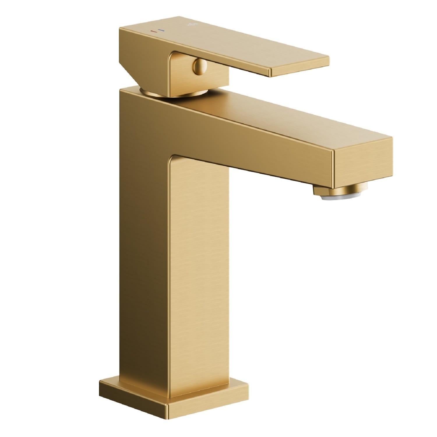Змішувач для раковини KFA Armatura Logon одноважільний Золотий матовий (5132-815-39)