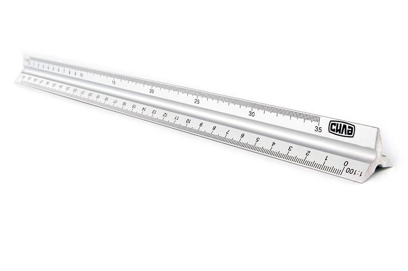 Линейка масштабная Сила алюминиевая 22х300 мм (500838)