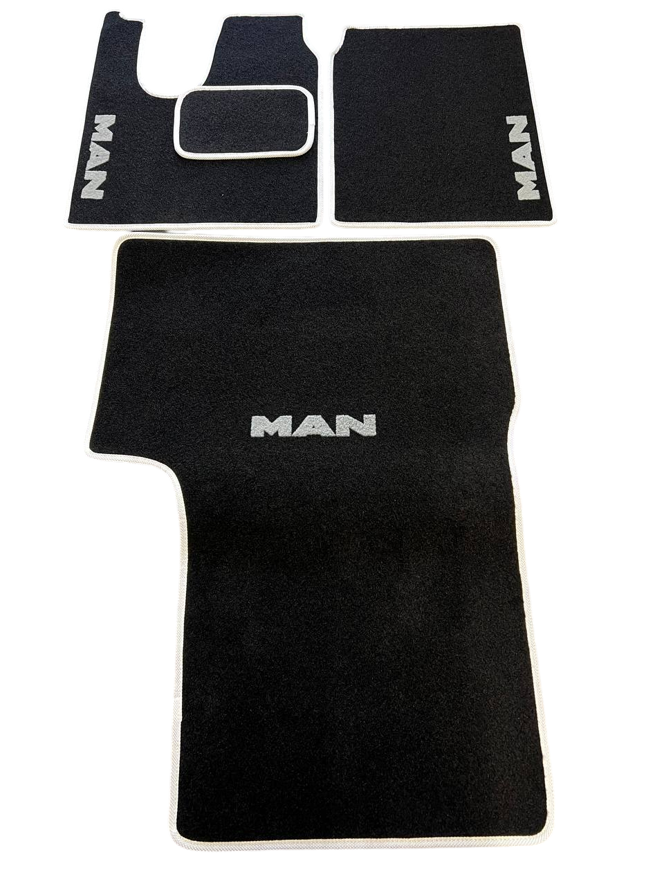 Коврики в салон ворсовые для MAN TGM МКПП 2012/МАН TGM 2012 Черный (27327369)