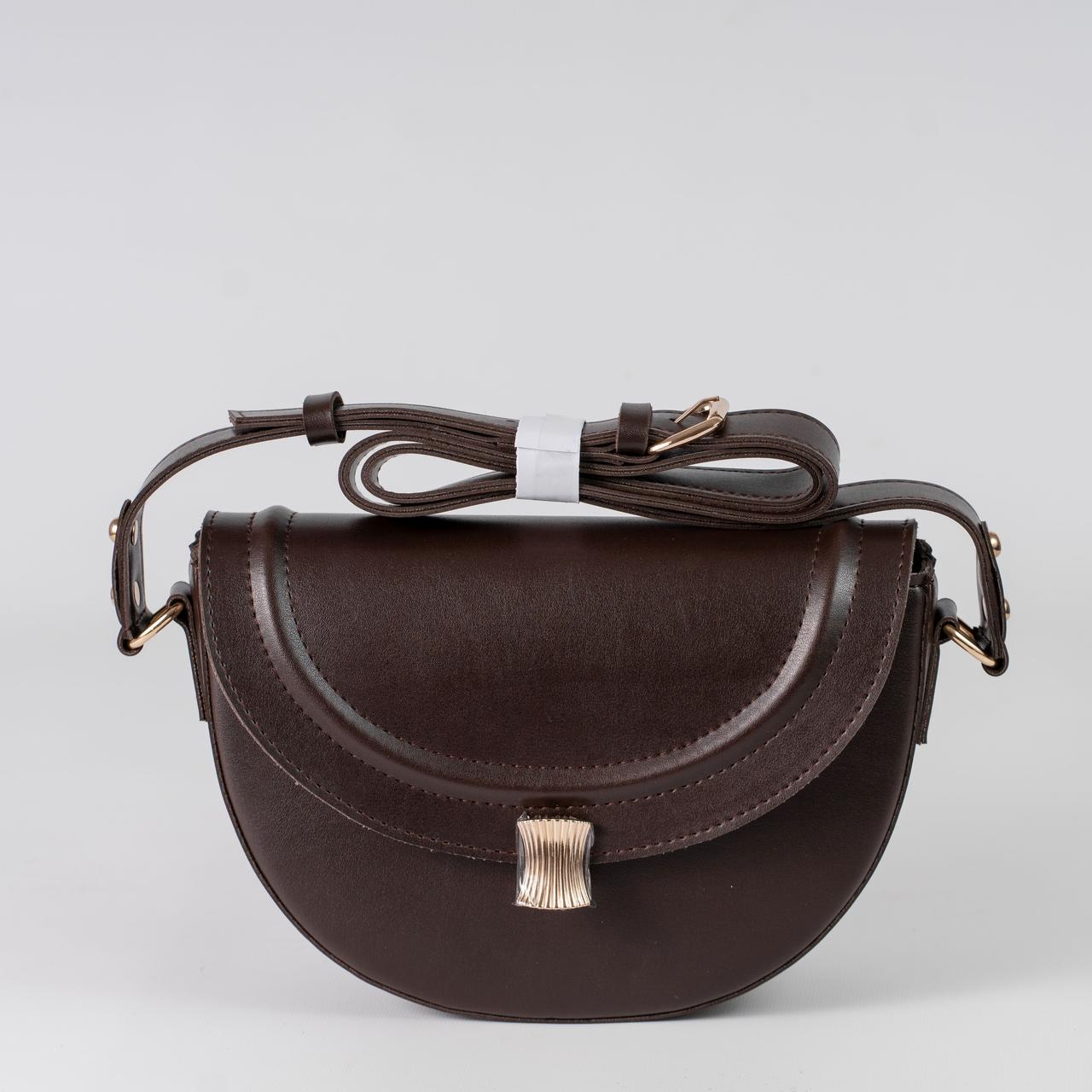 Сумка женская седло XENIA № 22-24 Коричневый - фото 3