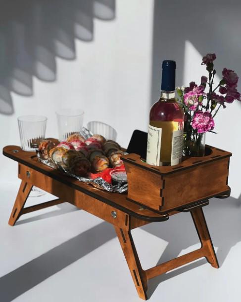 Столик многофункциональный 58х28 см Дуб (013ст) - фото 6