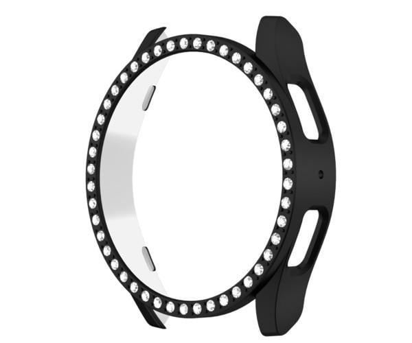 Чехол защитный с камешками для Samsung Galaxy Watch 7 44 мм Черный