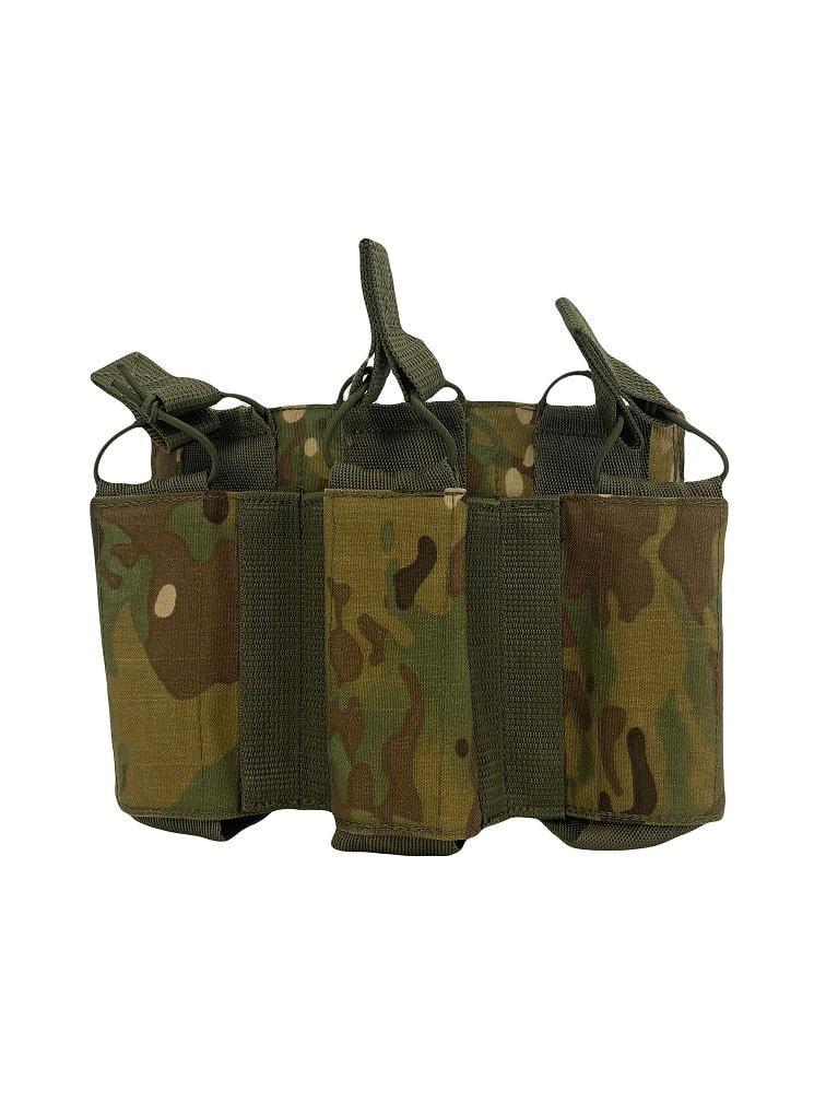 Подсумок открытый под 3 магазина АК ТТХ MS Cordura 500D Мультикам (00002943)