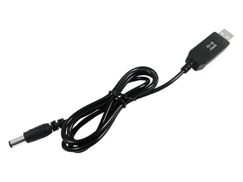 Переходник-кабель для роутера Biom повышающий USB 5V to 12V DC 5,5х2,1 (8704)