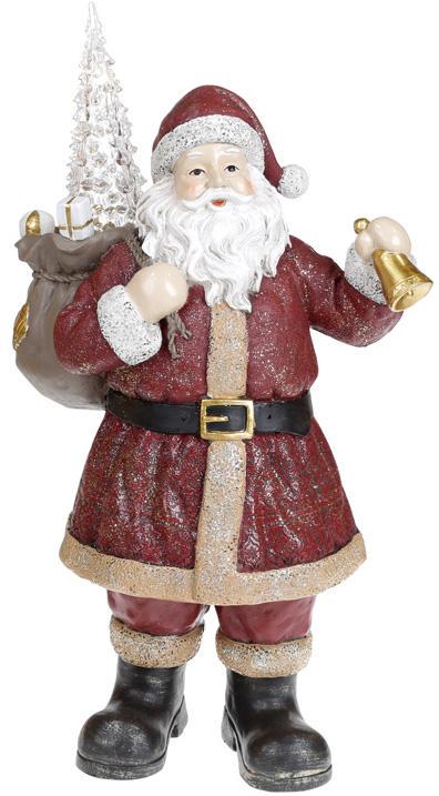 Фигура декоративная Очаровательный Санта с LED подсветкой 28,5х19х52 см Фигура декоративная Очаровательный Санта с LED подсветкой 28,5х19х52 см