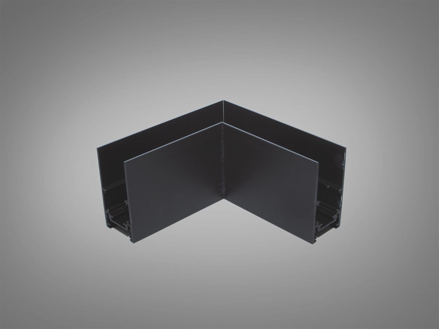 Угловой элемент для МТС накладной серия 20 (QY-N20-BK Ext 90)