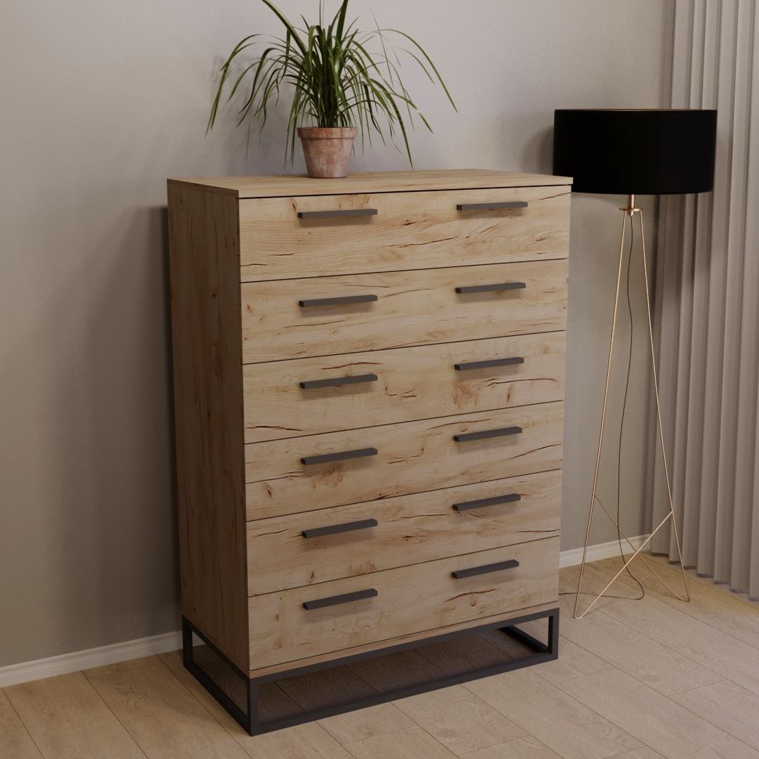 Комод Тиса Мебель 430 Дуб Тахо (9004047) Комод Тиса Мебель 430 Дуб Тахо (9004047)