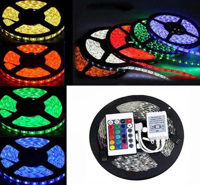 Лента LED 5050 RGB комплект 4,5м Разноцветный - фото 3