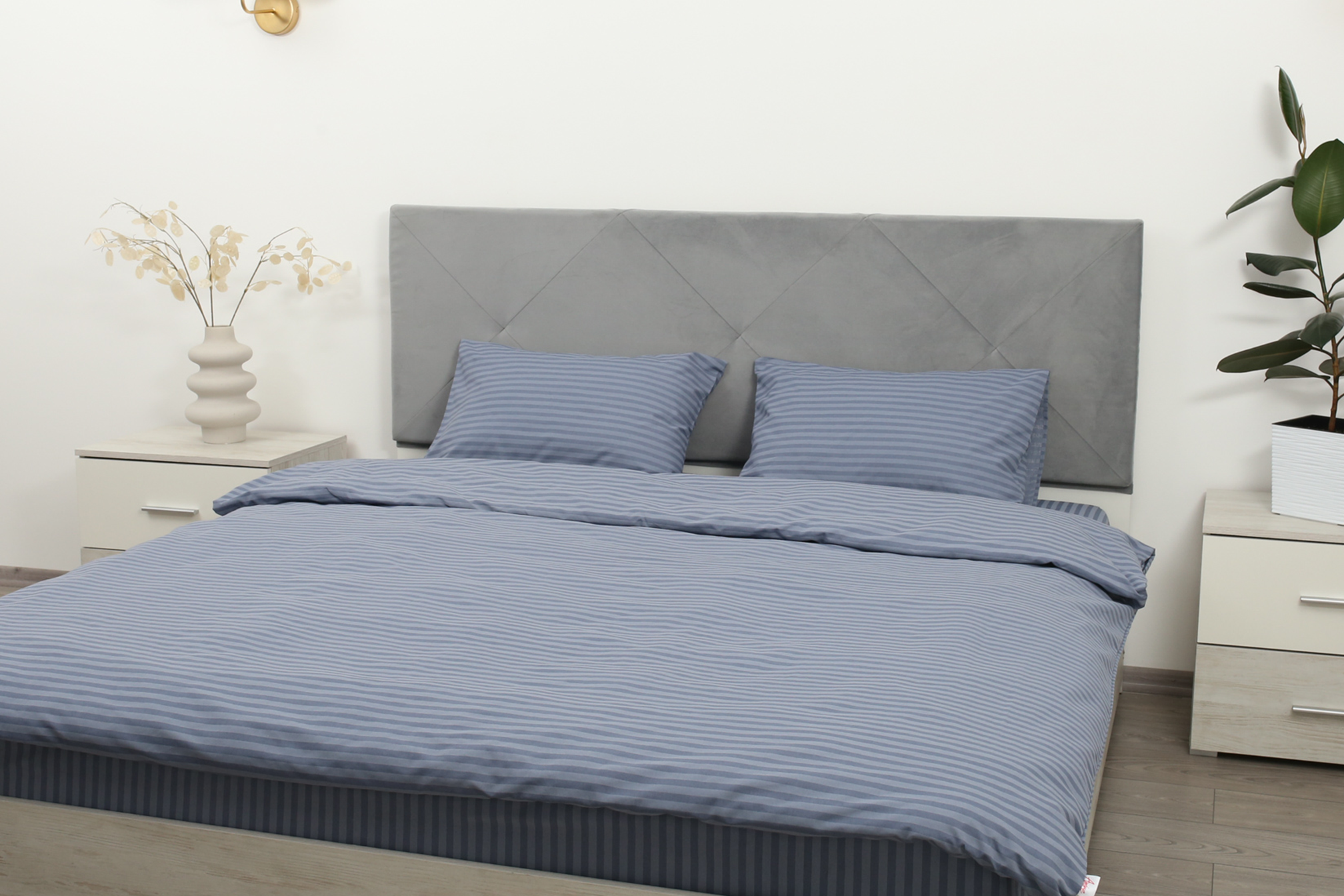 Комплект постельного белья евро Amore Glux-10061 бязь Синий (KPB-Ae-Glux-10061(70x70)_) - фото 2 Комплект постельного белья евро Amore Glux-10061 бязь Синий (KPB-Ae-Glux-10061(70x70)_) - фото 2