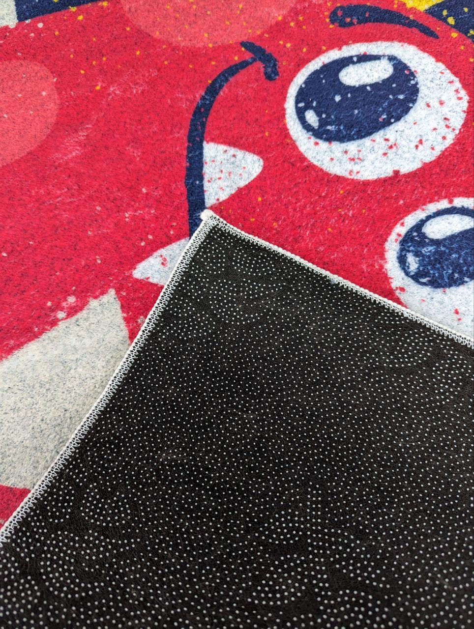 Килим з коротким ворсом в дитячу Діно з кулькою 80x120 см (V0332.1) - фото 5