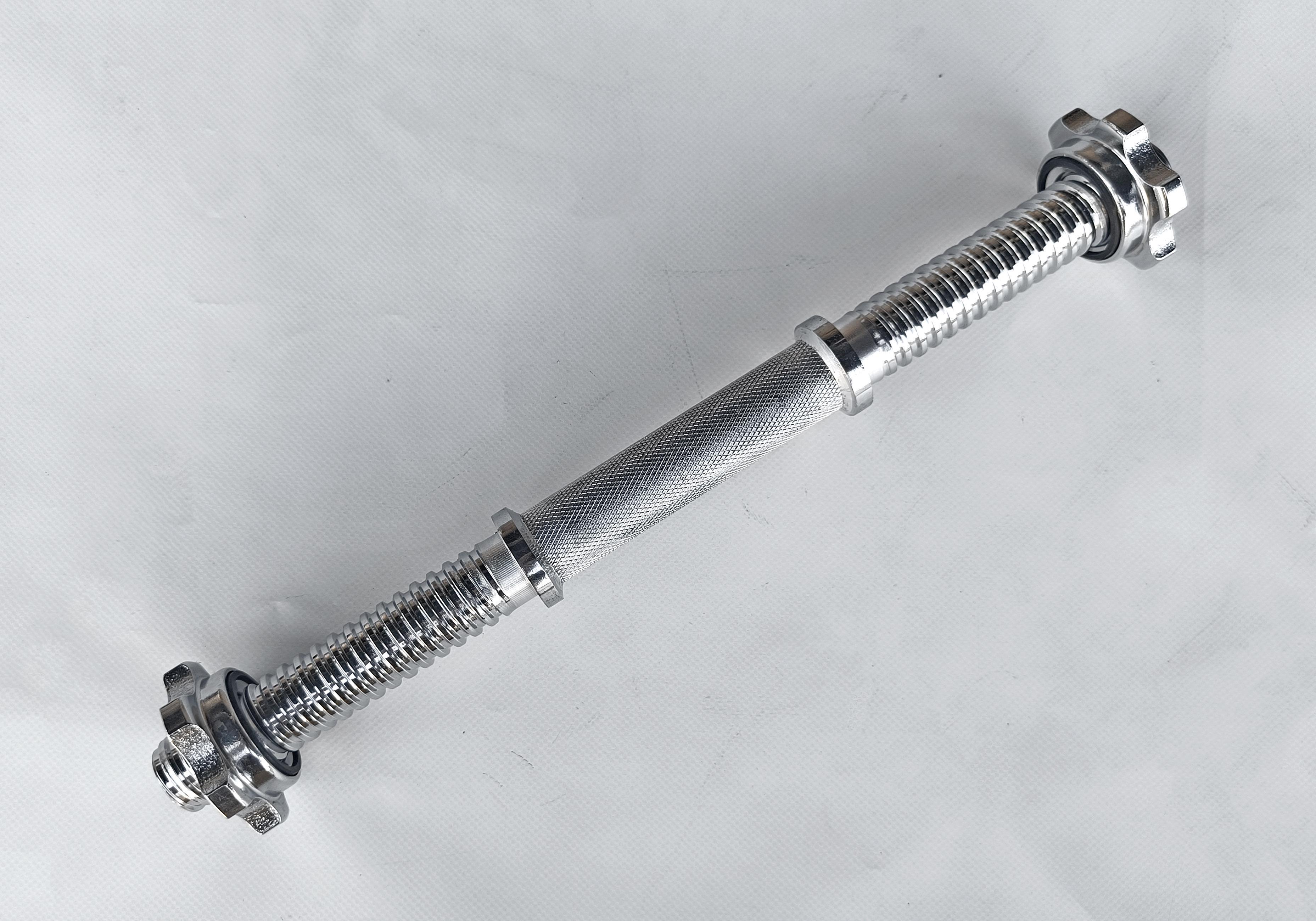 Гриф гантельный хромированный EasyFit 40 см Ø 28 мм - фото 2 Гриф гантельный хромированный EasyFit 40 см Ø 28 мм - фото 2